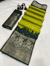 Wow Antic Designer Jacquard  Border Dola Silk Sarees Wholesale Shop In Surat